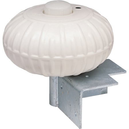 Taylor Dock Pro Inflatable Dock Wheel, White Corner Mount, 6" 1078